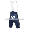 2018 Movistar Team Pantaloncino con bretelle N001